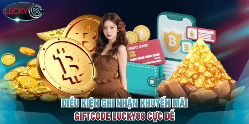 Điều kiện ghi nhận khuyến mãi giftcode Lucky88 cực dễ