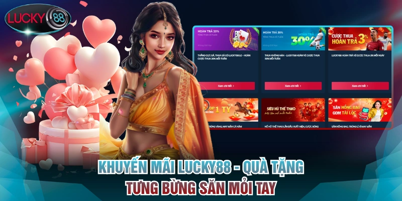 Khuyến Mãi Lucky88 - Quà Tặng Tưng Bừng Săn Mỏi Tay