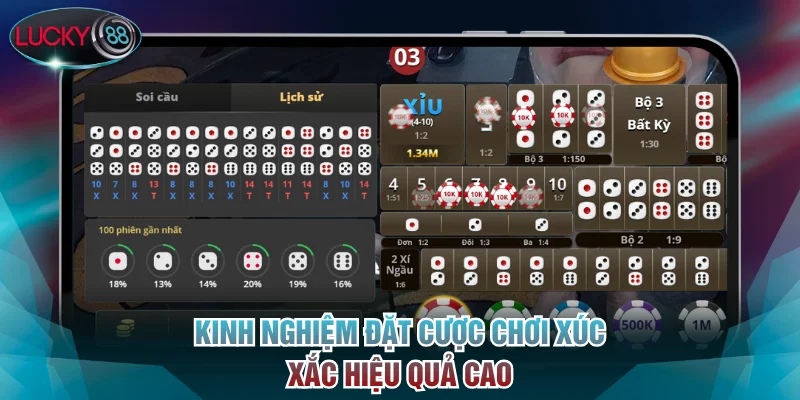 Kinh nghiệm đặt cược chơi xúc xắc hiệu quả cao