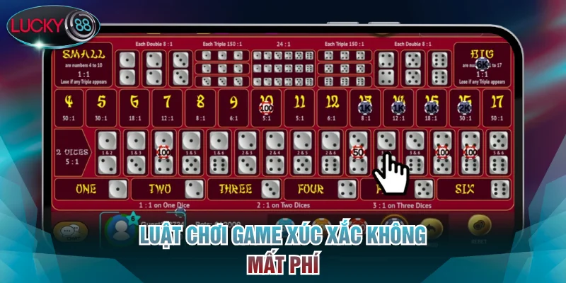 Luật chơi game xúc xắc không mất phí