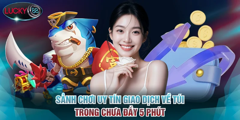 Sảnh chơi uy tín giao dịch về túi trong chưa đầy 5 phút